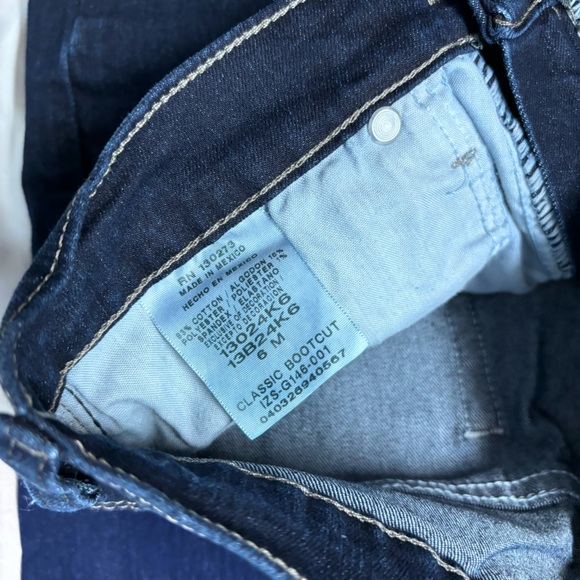 Lee Riders Classic Fit Dark Wash Jeans Size 6 - Picture 5 of 7